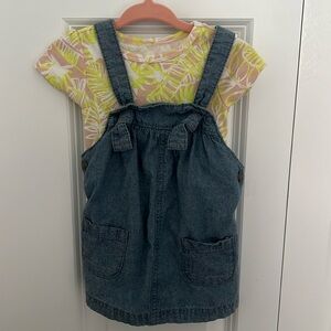 2 piece denim dress